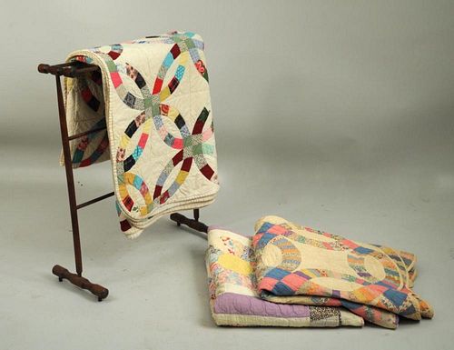 GROUP THREE VINTAGE AMERICAN QUILTS