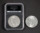 GROUP, TWO 1924 PEACE DOLLARSG