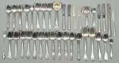 GROUP VINTAGE STERLING FLATWAR