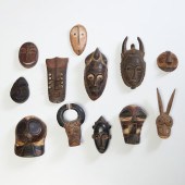 GROUP WEST AFRICAN STYLE CARVE