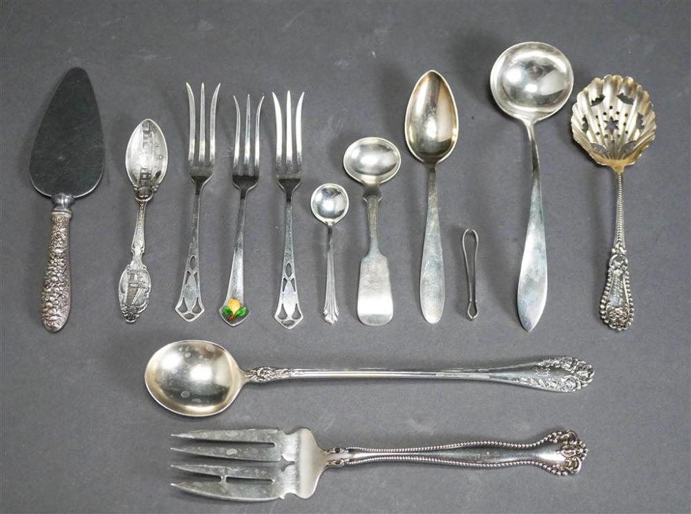 GROUP WITH 12 AMERICAN STERLING
