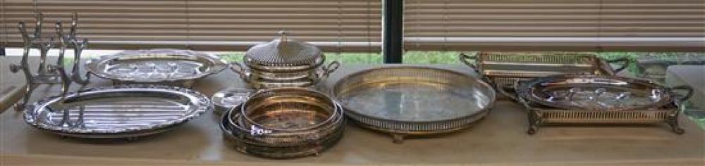 GROUP WITH AMERICAN SILVER PLATE