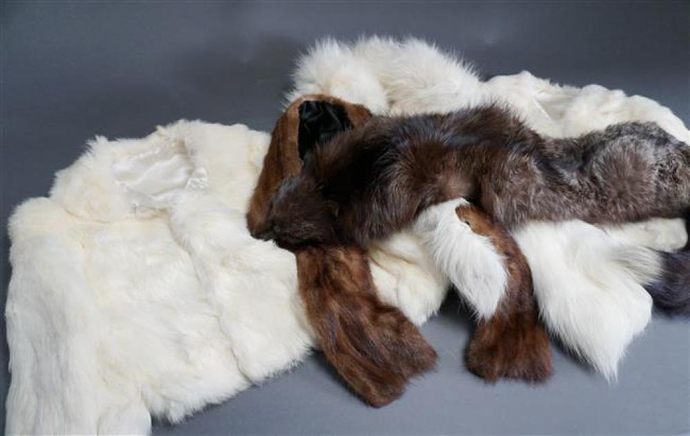 GROUP WITH ASSORTED FOX, ERMINE AND