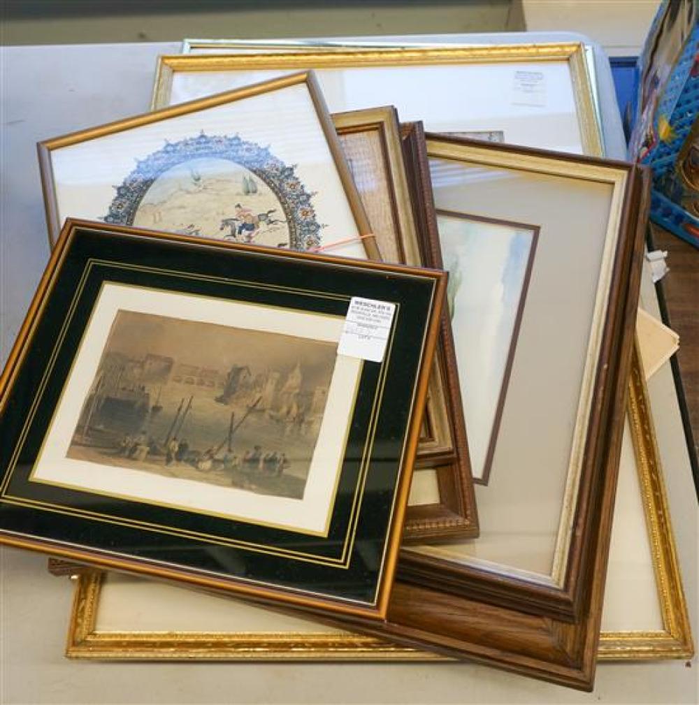 GROUP WITH ASSORTED FRAMED AND