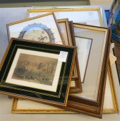 GROUP WITH ASSORTED FRAMED AND