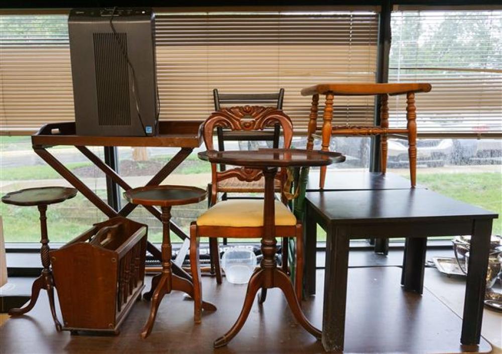 GROUP WITH ASSORTED FURNITURE,