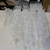 GROUP WITH ASSORTED GLASS STEM