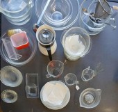 GROUP WITH ASSORTED PYREX AND