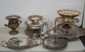 GROUP WITH ASSORTED SILVER PLA