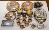 GROUP WITH ASSORTED SILVERED C