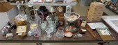GROUP WITH ASSORTED STEINS, CL