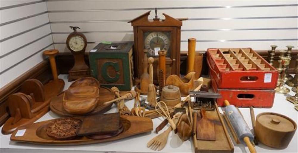 GROUP WITH ASSORTED WOOD
