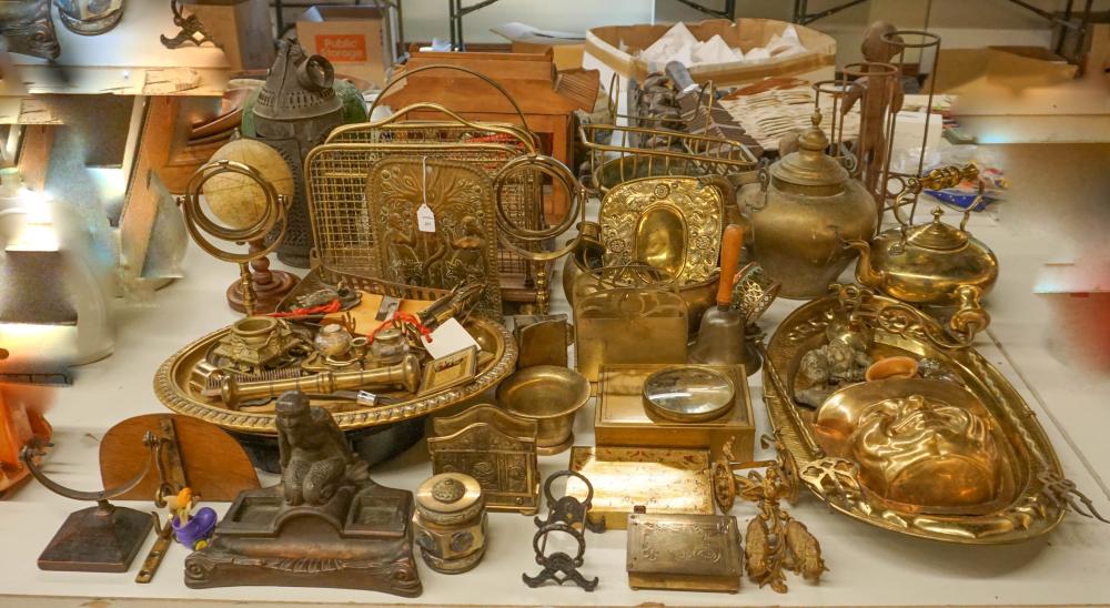 GROUP WITH BRASS AND COPPER
