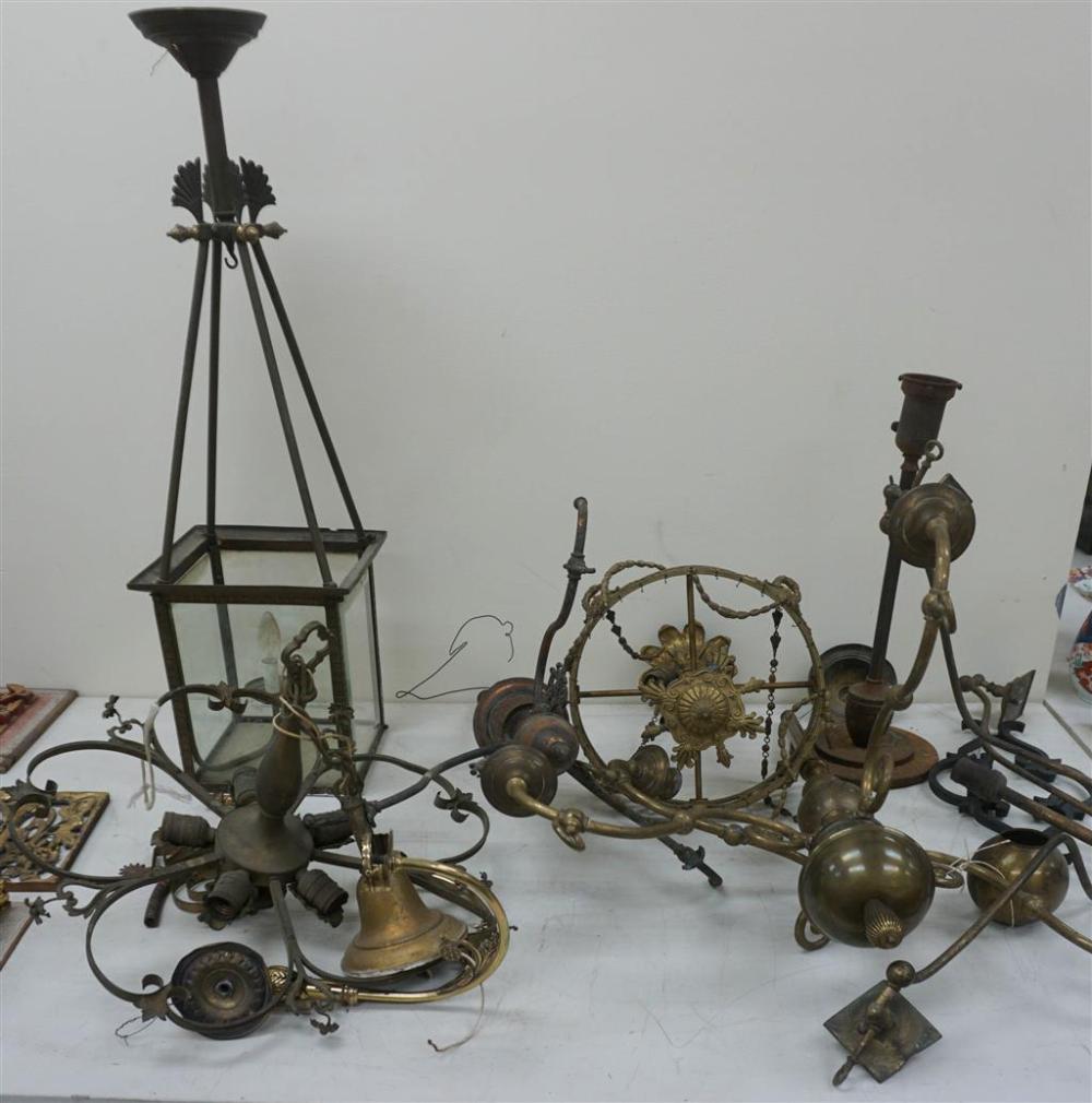 GROUP WITH BRASS AND OTHER