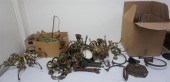 GROUP WITH BRASS AND OTHER CHA