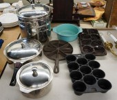 GROUP WITH CAST IRON AND ALUMI
