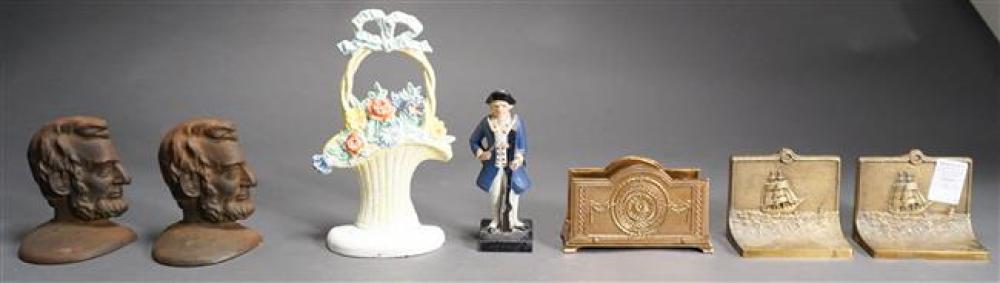 GROUP WITH CAST IRON DOORSTOPS