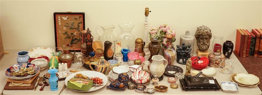 GROUP WITH CERAMIC, METAL, GLASS