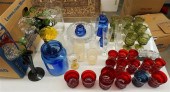 GROUP WITH COLORED GLASS BAR A