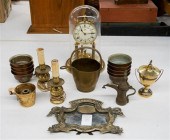 GROUP WITH COPPER AND BRASS, I