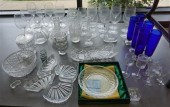 GROUP WITH CRYSTAL AND GLASS B