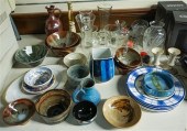 GROUP WITH DOMESTIC POTTERY AN