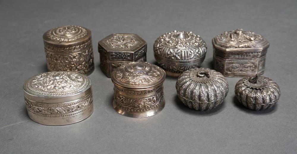 GROUP WITH EIGHT BURMESE AND