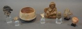 GROUP WITH EIGHT POTTERY ANTIQ