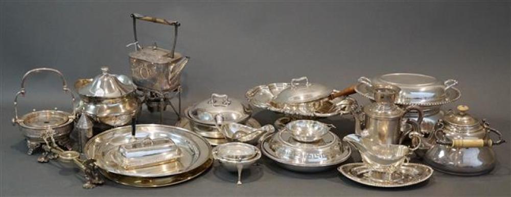 GROUP WITH ENGLISH AND OTHER SILVER