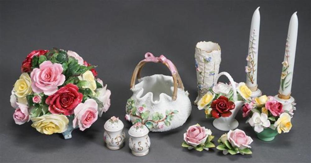 GROUP WITH EUROPEAN FLORAL