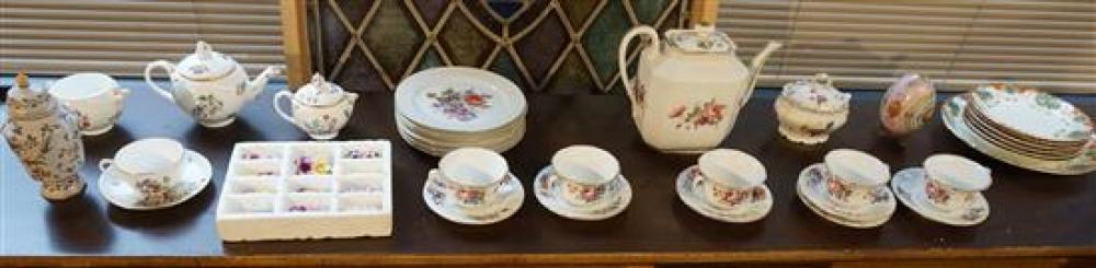 GROUP WITH EUROPEAN PORCELAIN