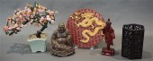 GROUP WITH FIVE ASIAN DECORATI