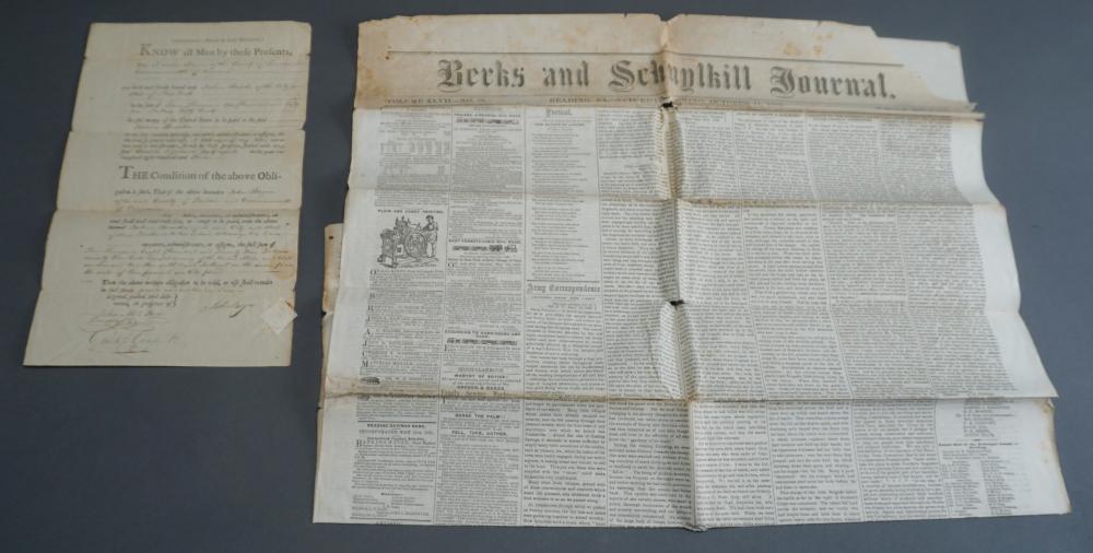 GROUP WITH FIVE PRINTED