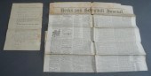 GROUP WITH FIVE PRINTED DOCUME