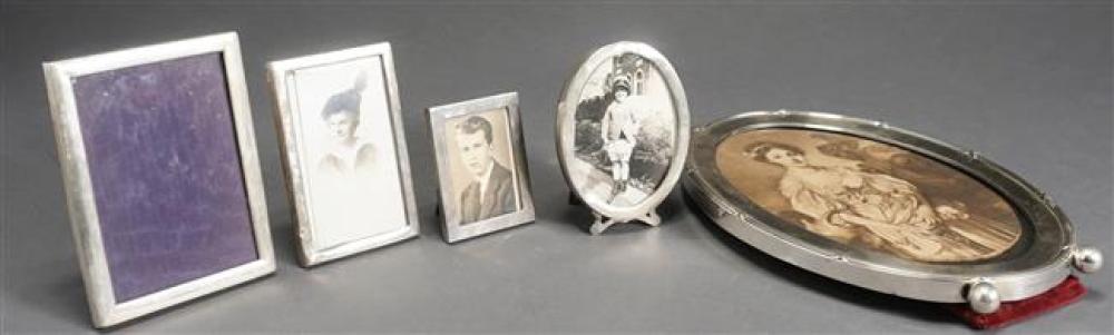 GROUP WITH FIVE STERLING SILVER