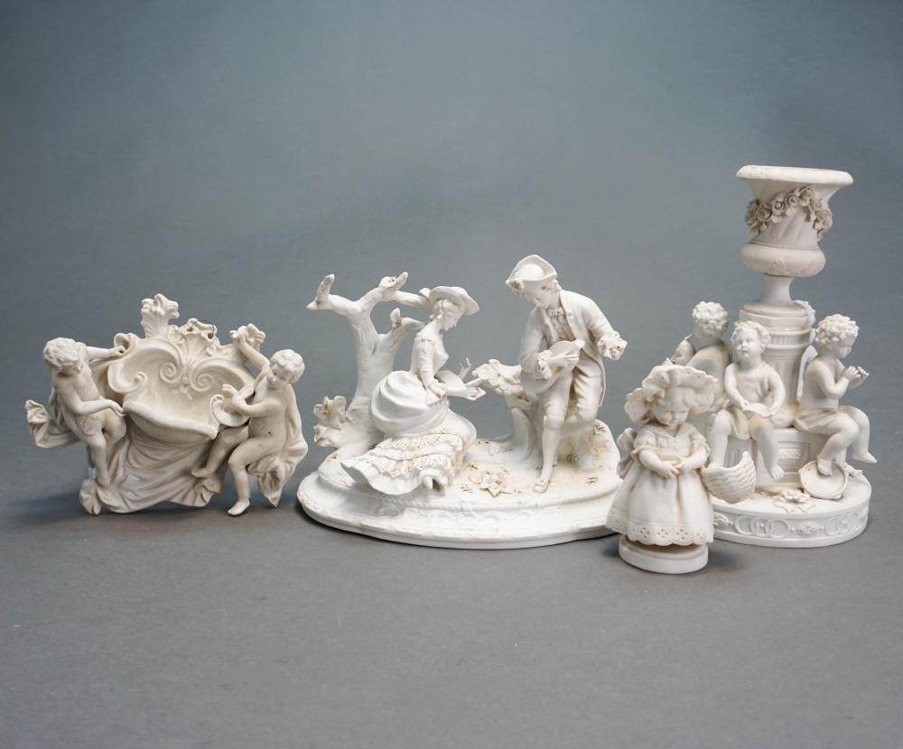 GROUP WITH FOUR FRENCH AND