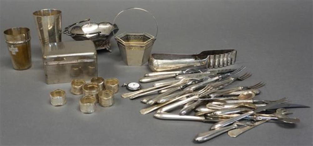GROUP WITH GERMAN MOSTLY SILVER
