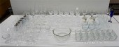 GROUP WITH GLASS AND CRYSTAL B