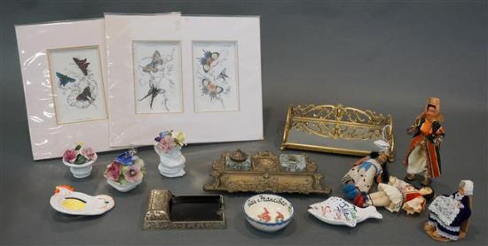 GROUP WITH INTERNATIONAL DOLLS, TWO
