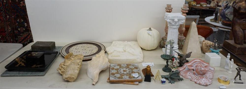 GROUP WITH JAPANESE LACQUER WARE,