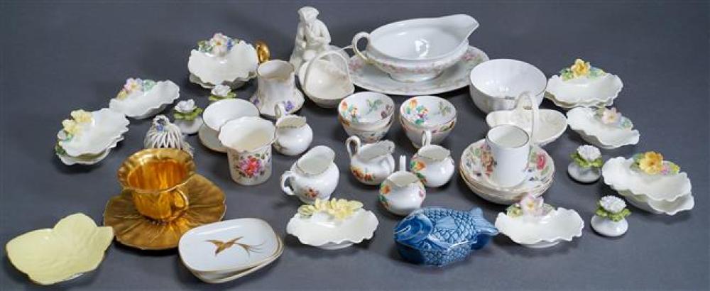 GROUP WITH MOSTLY ENGLISH PORCELAIN