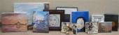 GROUP WITH PAINTINGS AND PRINT