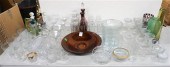 GROUP WITH PAIR OF MILK GLASS,
