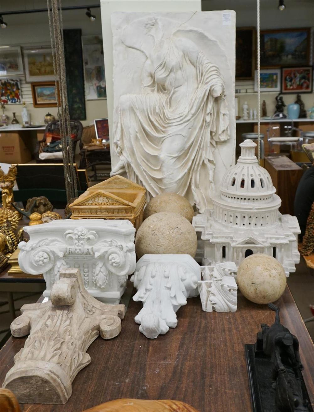 GROUP WITH PLASTER AND OTHER