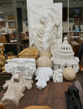 GROUP WITH PLASTER AND OTHER C