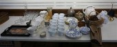 GROUP WITH POTTERY TABLE ARTIC