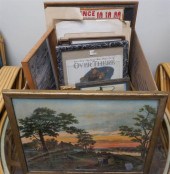 GROUP WITH REPRODUCTION PRINTS