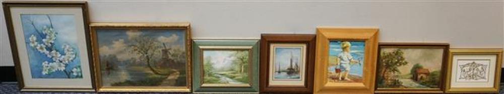 GROUP WITH SEVEN OILS,