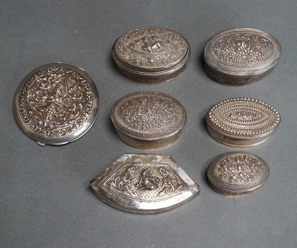 GROUP WITH SIX BURMESE AND