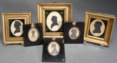 GROUP WITH SIX SILHOUETTE PROF